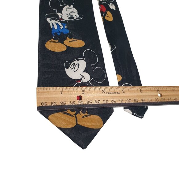 Disney Mickey Mouse Necktie Polyester Character Design Mens Fashion Accessory - Picture 4 of 5